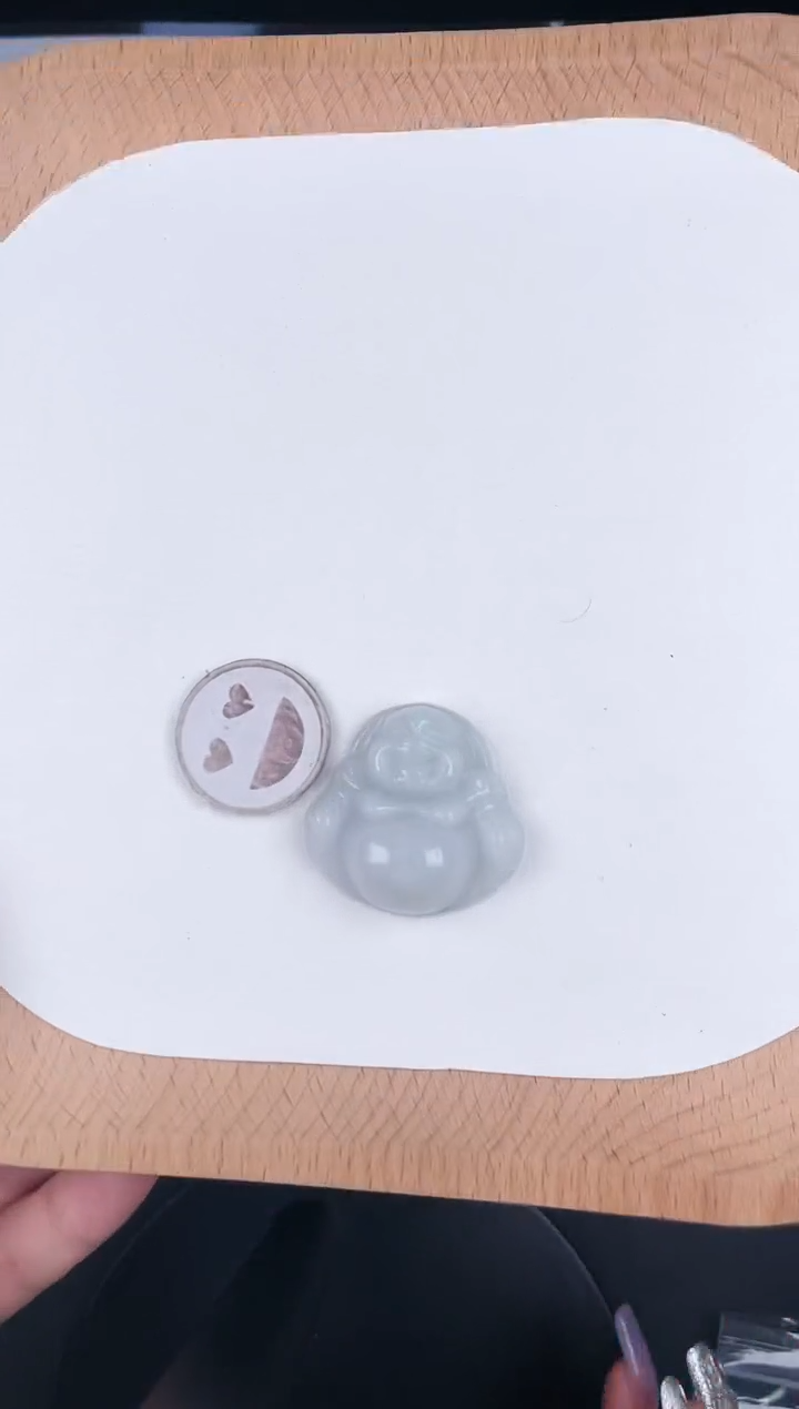 翡翠未镶嵌颈饰孤品-5