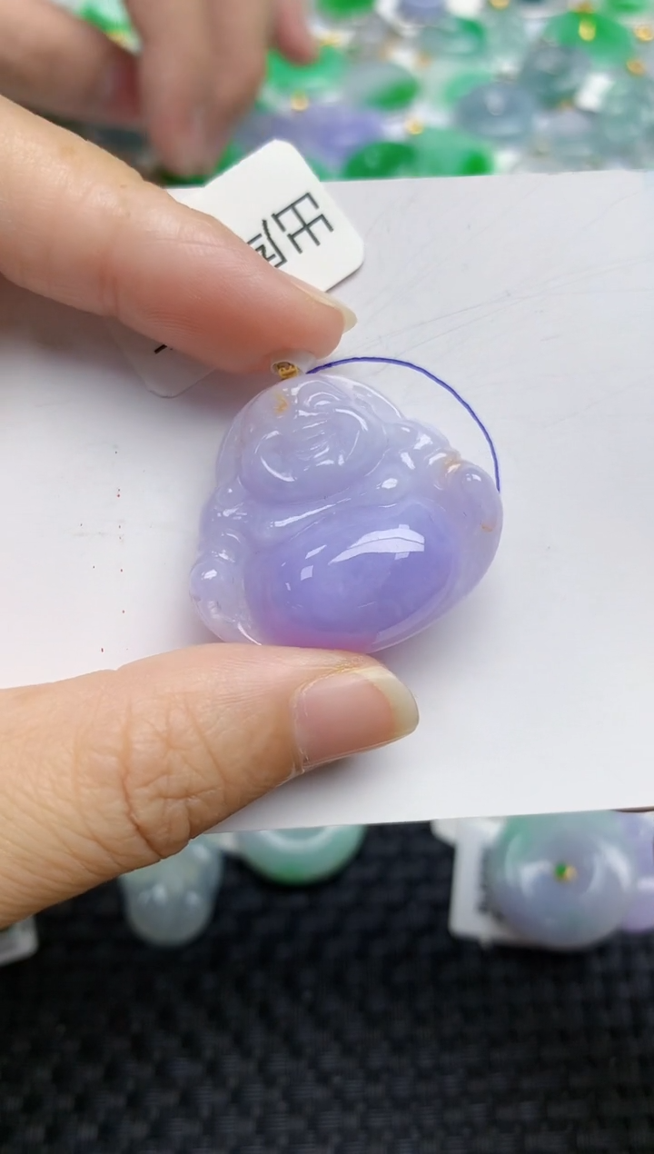 翡翠18K金镶嵌颈饰天然缅甸A货翡翠百元以上9元证书费自理