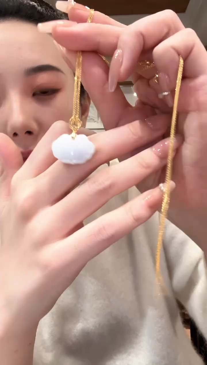 【闪购商品】翡翠颈饰未镶嵌国风