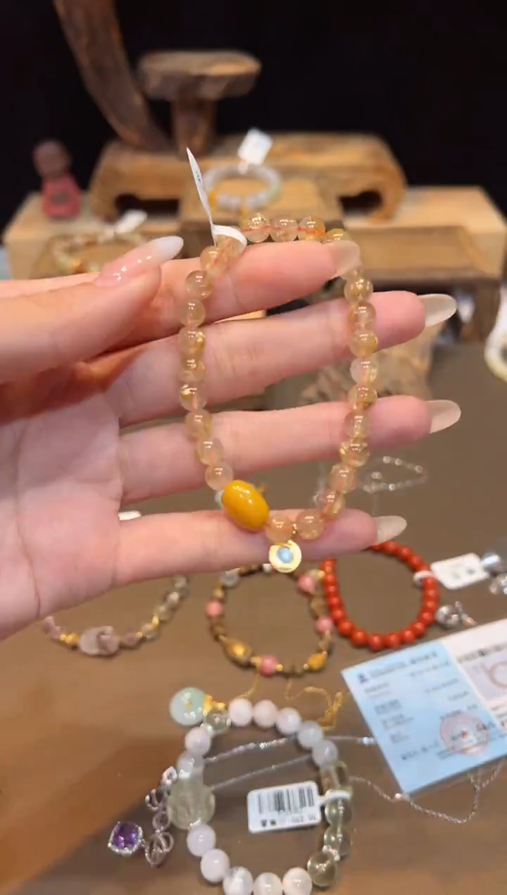未镶嵌手链水晶手饰@@