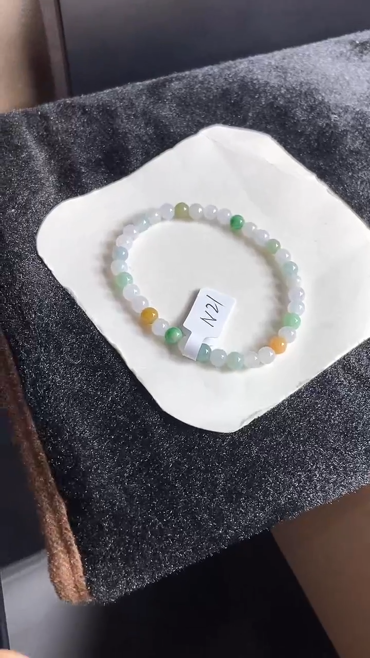 【闪购商品】翡翠手串未镶嵌翡翠珠子N21