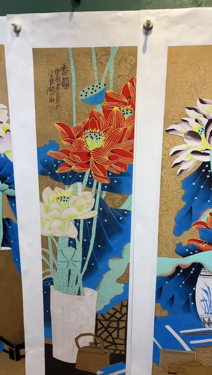 国画周建真老师绘画作品（送印屏）25-8