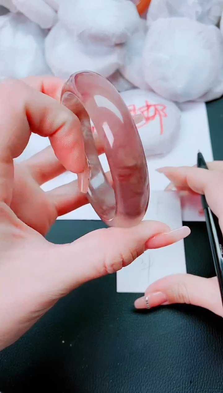 【闪购商品】石英质玉手镯未镶嵌J179-59-60