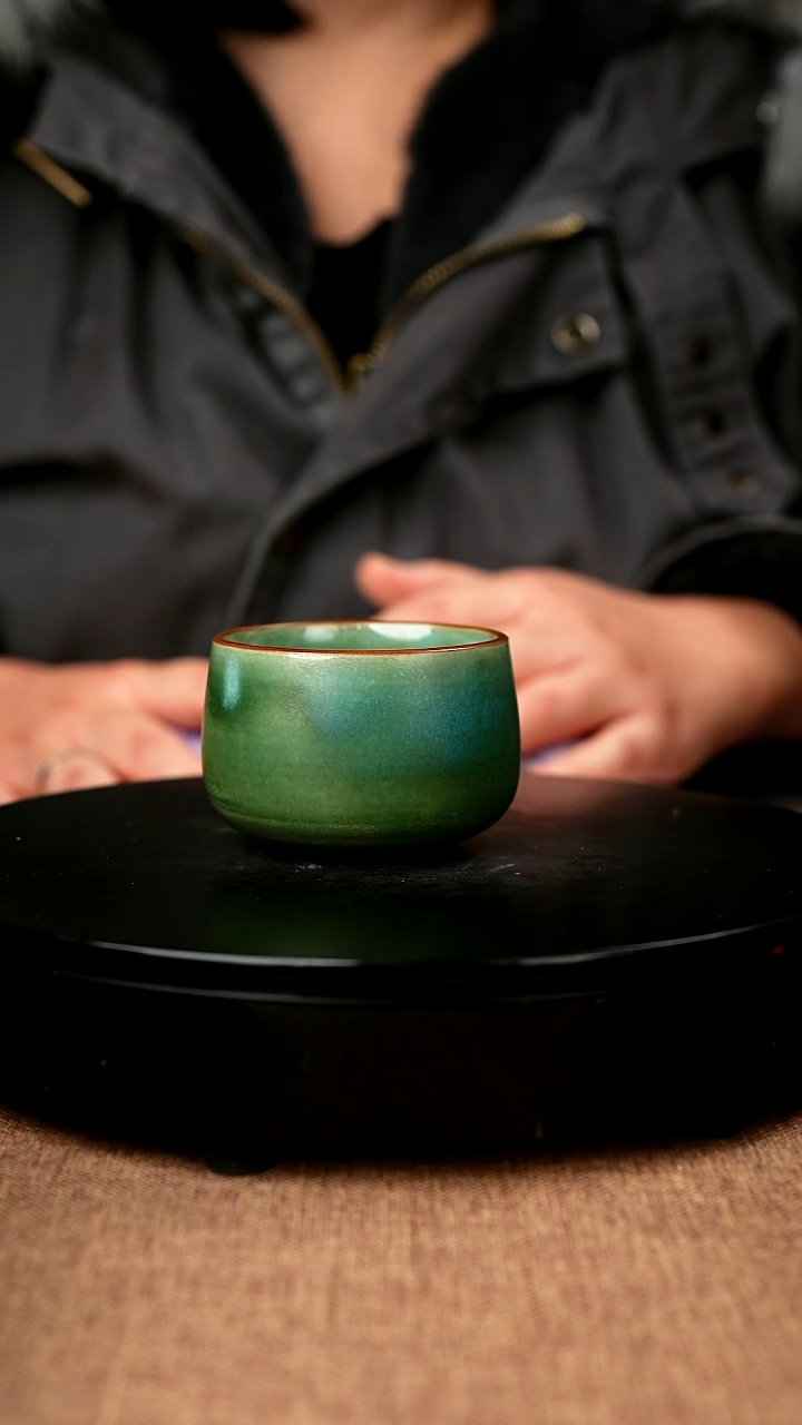 【闪购商品】822#靠山窑一级品原矿钧瓷炉钧釉主人杯