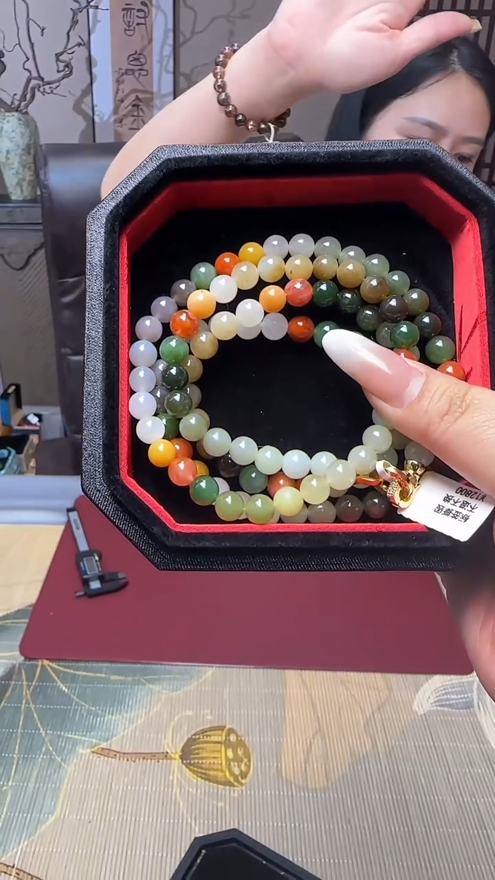 珐琅足银I 甄选好物楼兰多宝直切项链