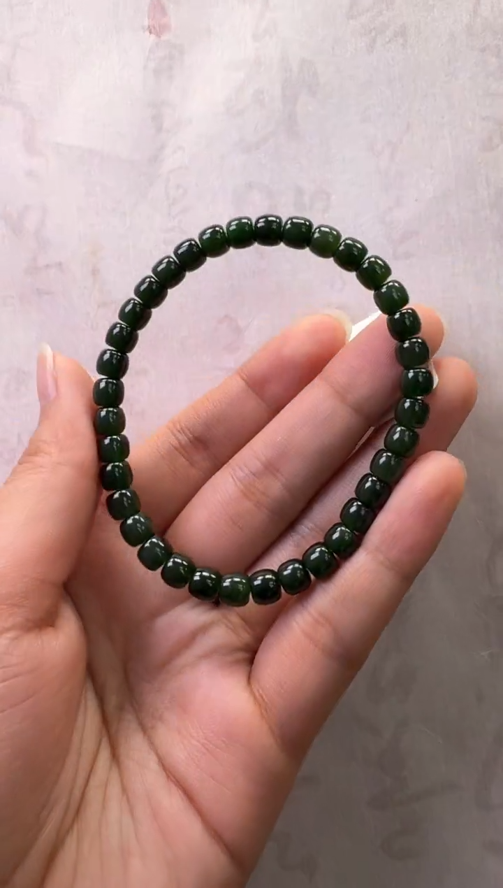 【闪购商品】和田玉（碧玉）手串未镶嵌手串