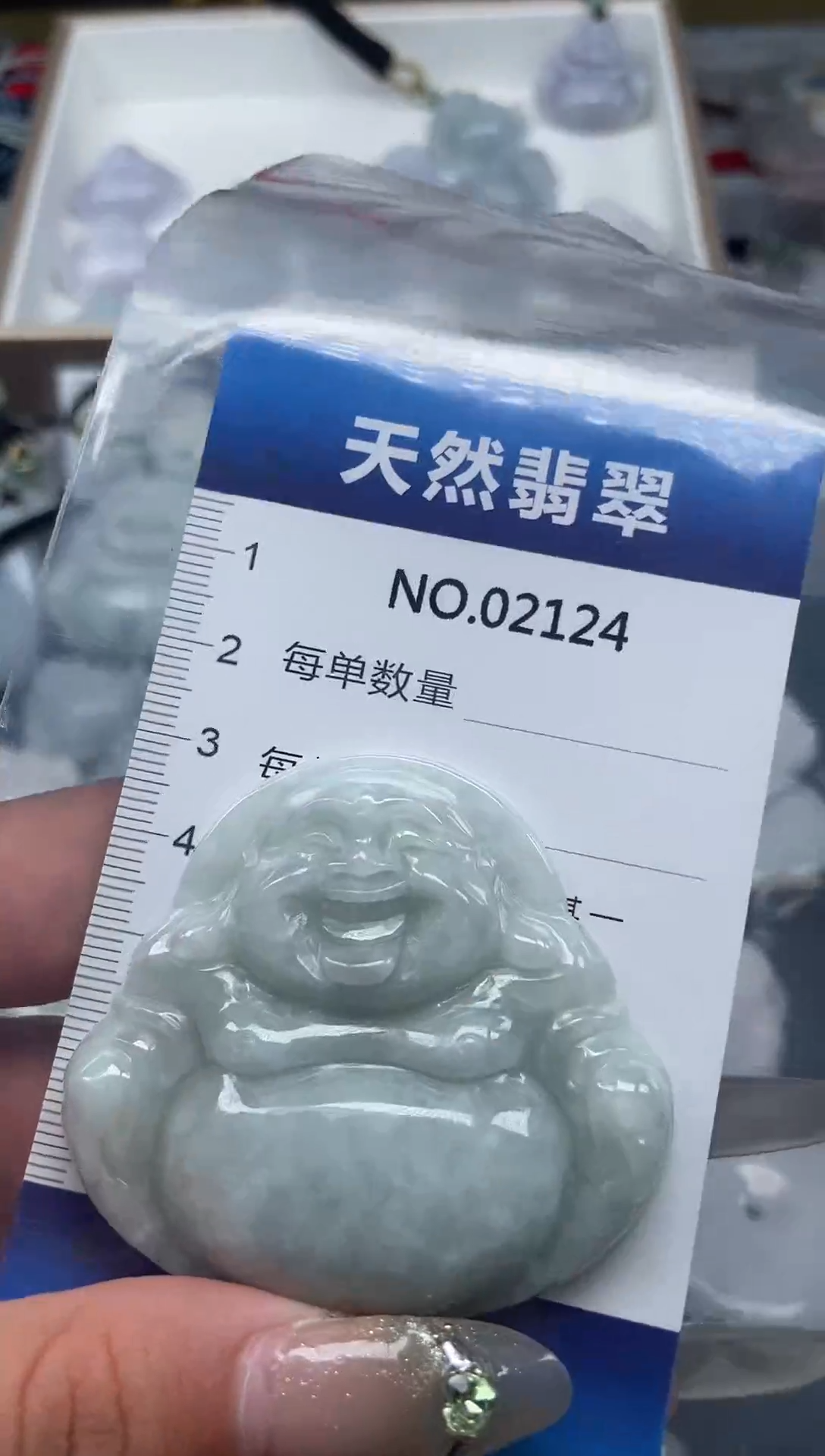 翡翠未镶嵌颈饰纯天然A货翡翠2124