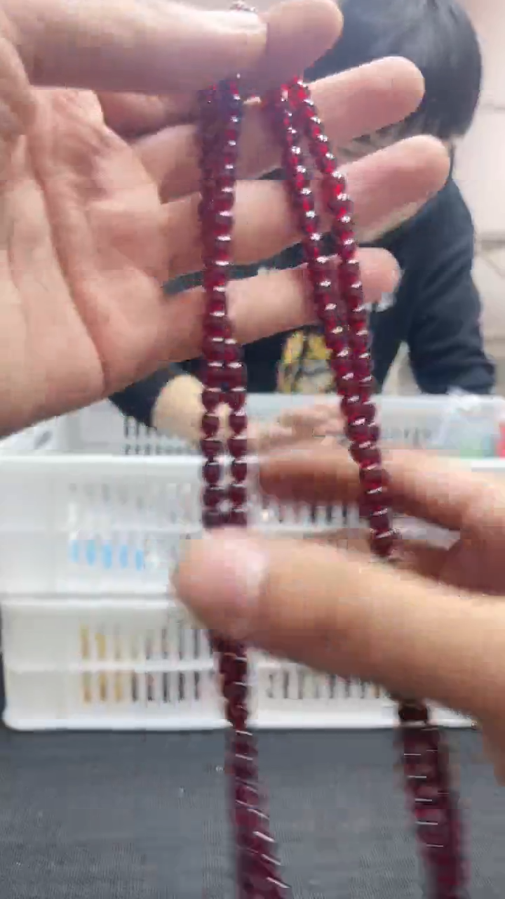 【闪购商品】石榴石颈饰未镶嵌精美项链61