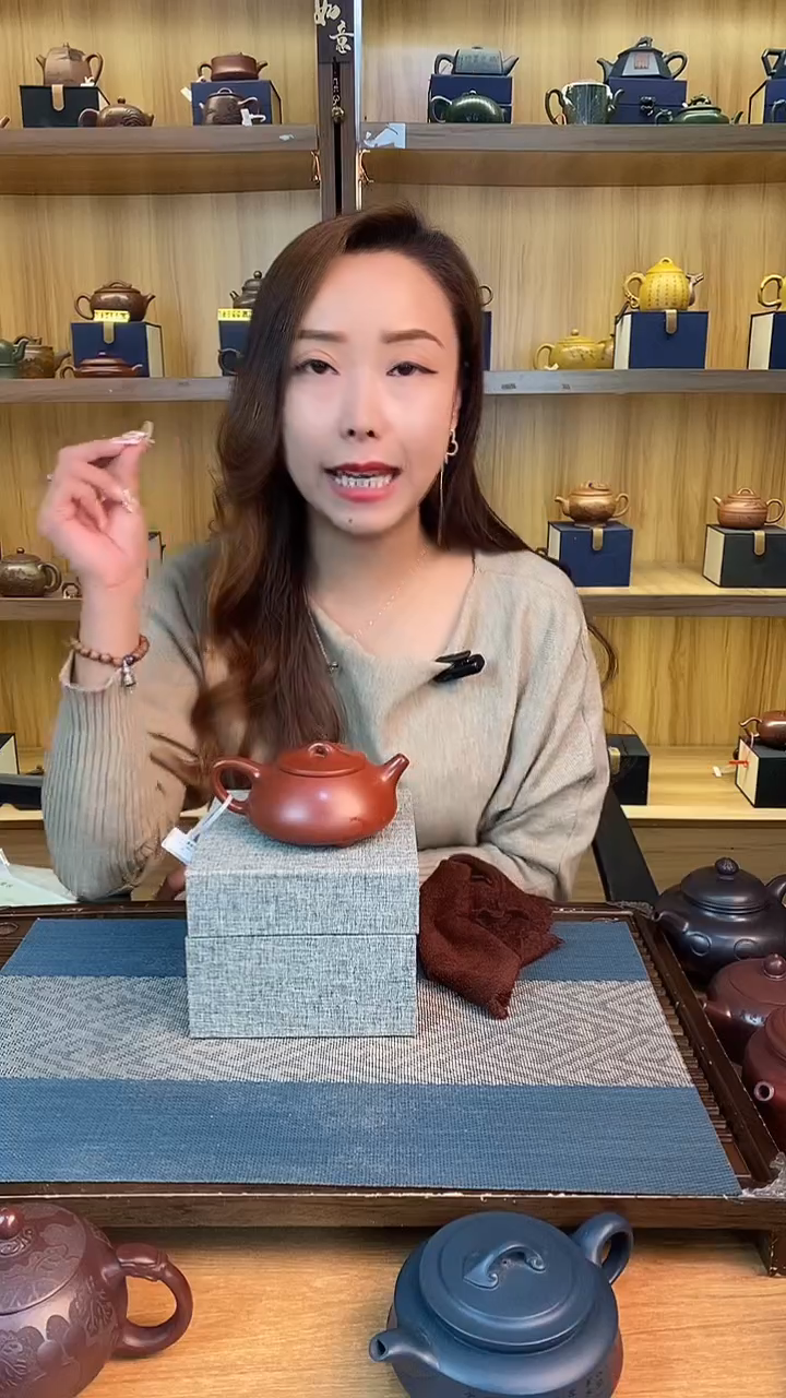 【闪购商品】紫砂茶壶大红袍石瓢壶【菲】