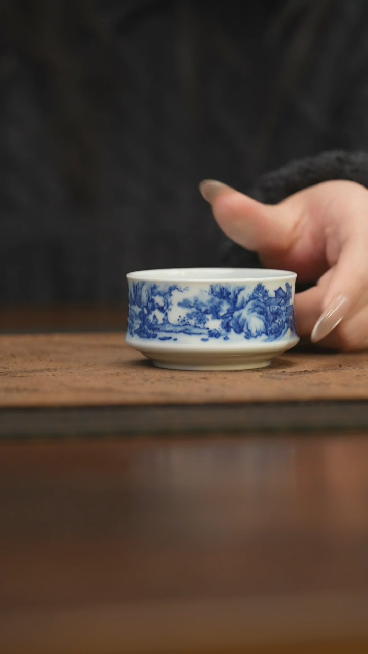 【闪购商品】杯柴窑青花破价福利