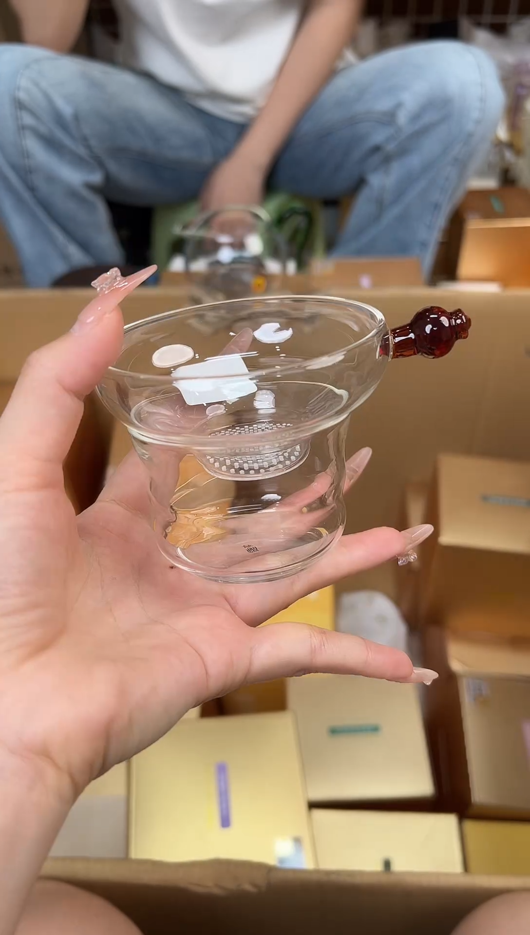 @@福容金标润铭茶漏琥珀