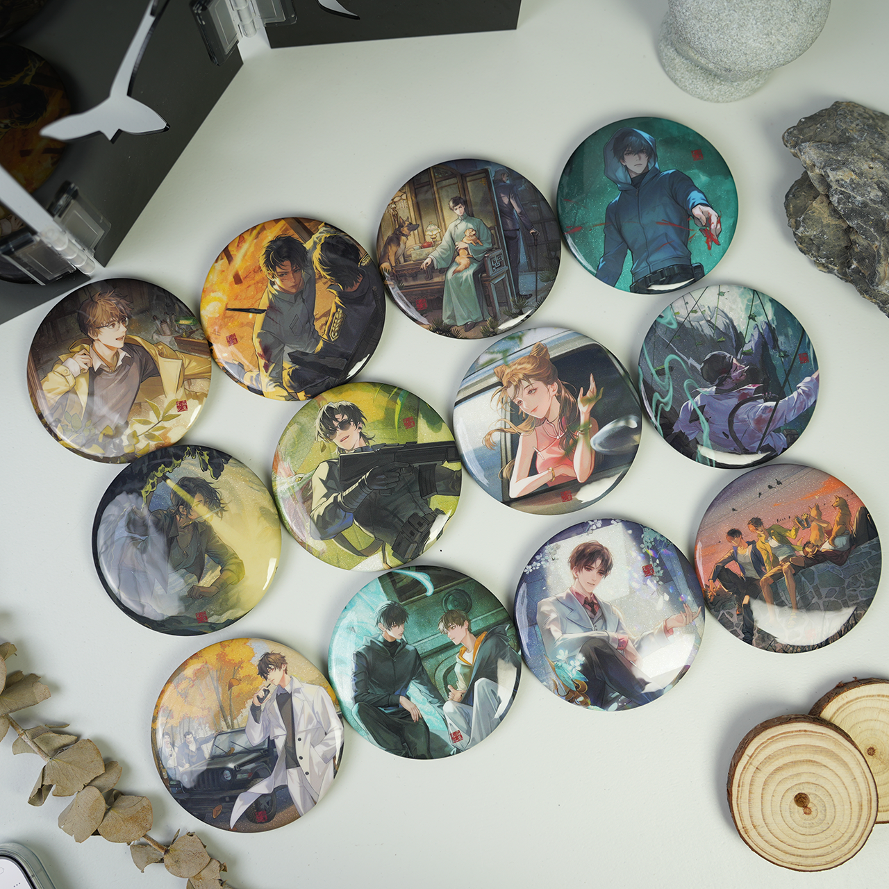 余量【2025八一七稻米节】盗墓笔记正版周边 时光长卷系列盲抽