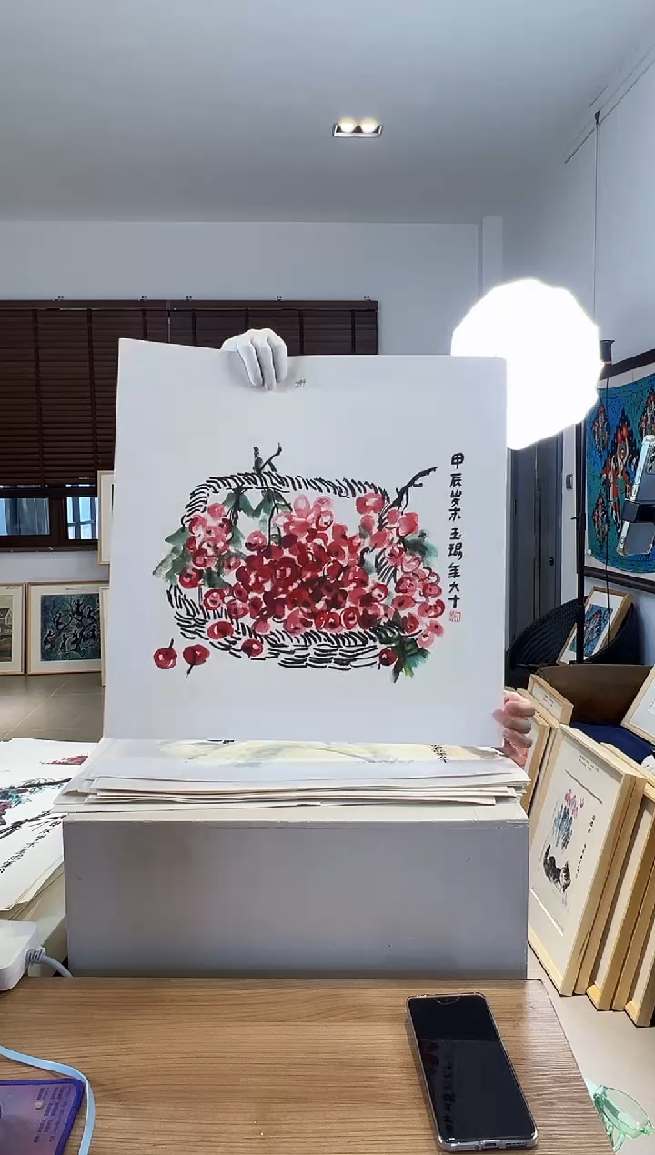 【闪购商品】版画限量亲签盖章版画S