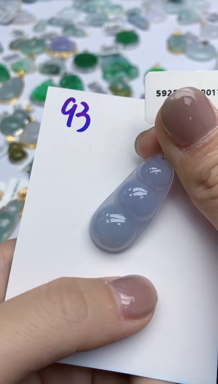 【闪购商品】翡翠颈饰18K金镶嵌天然翡翠A货