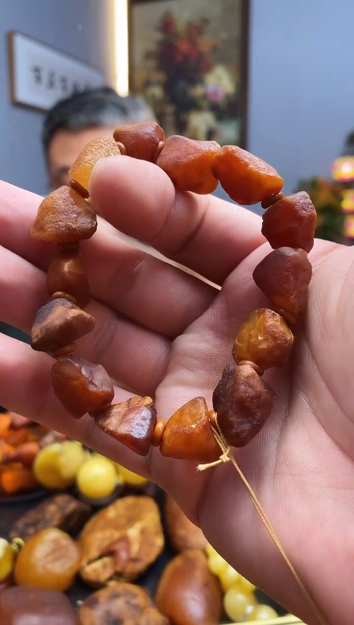 手链琥珀未镶嵌手串