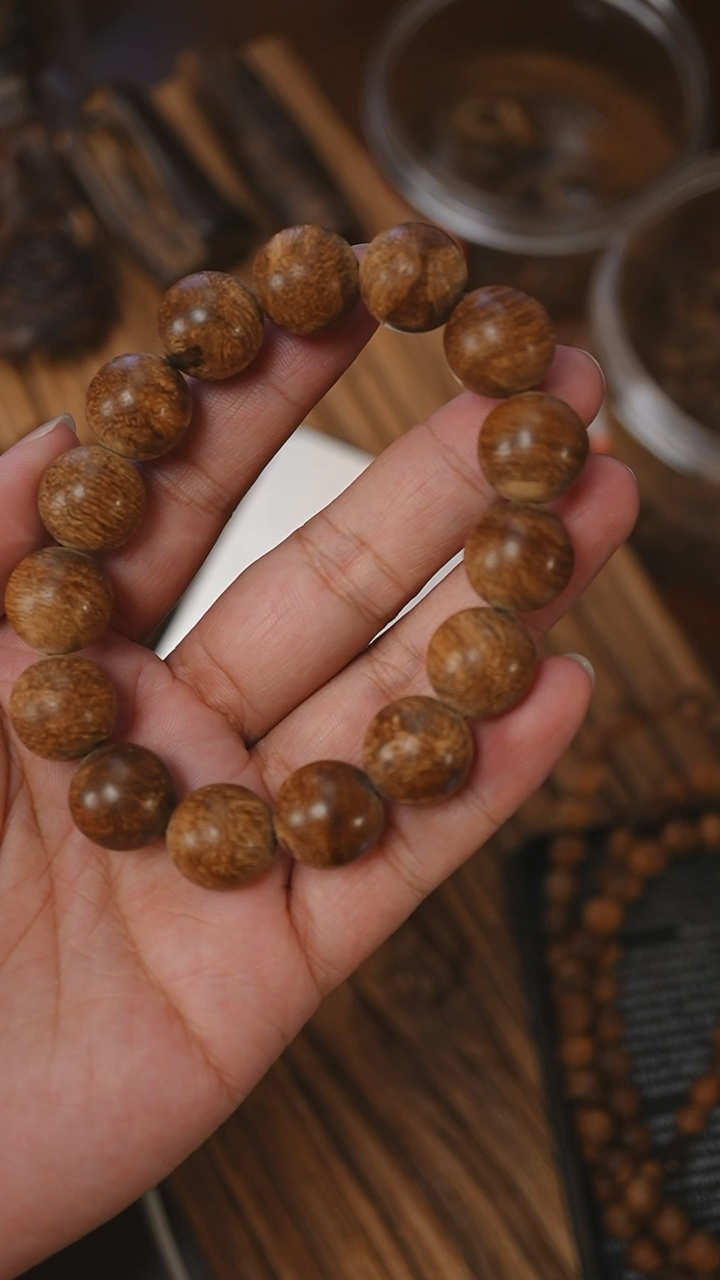 【闪购商品】沉香手串菩萨棋软丝虎斑小奇楠0.7/15克