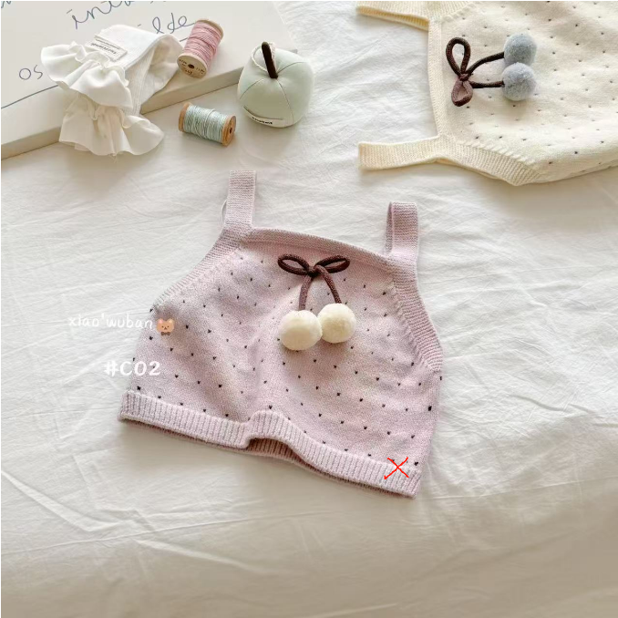  小【02毛绒球】吊带马甲