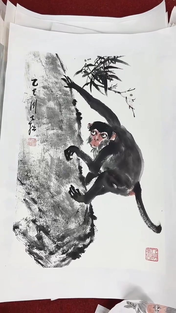 国画周大拙/国画/花鸟