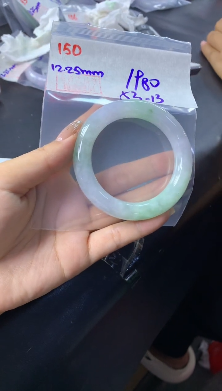 未镶嵌定制翡翠150手镯53+1980元+拍一发一