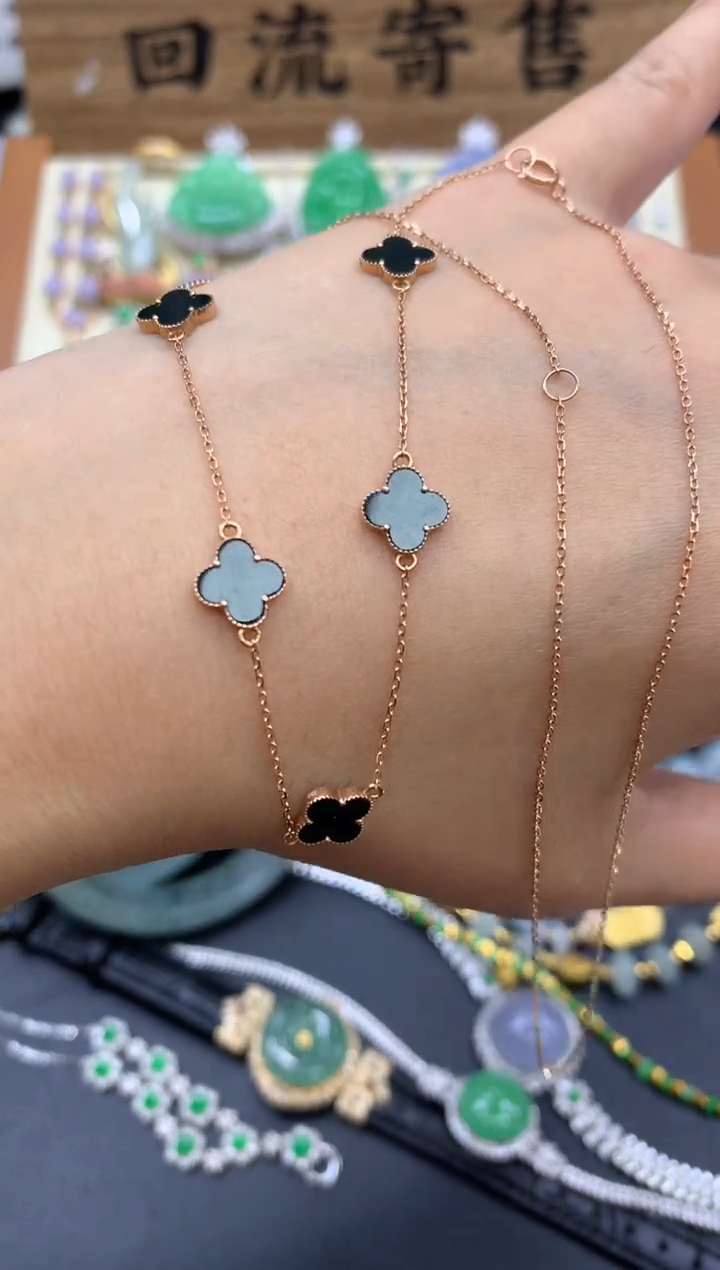 【闪购商品】翡翠颈饰18K金镶嵌240-中国好珍宝