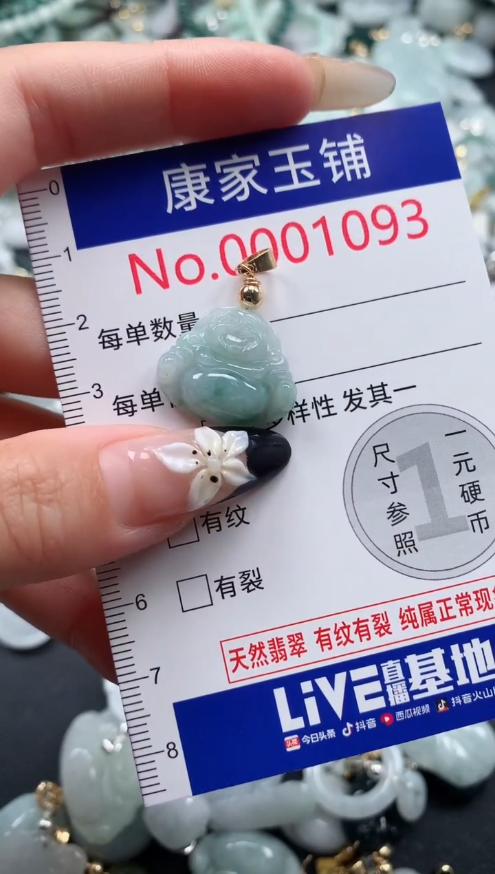 颈饰未镶嵌翡翠1093