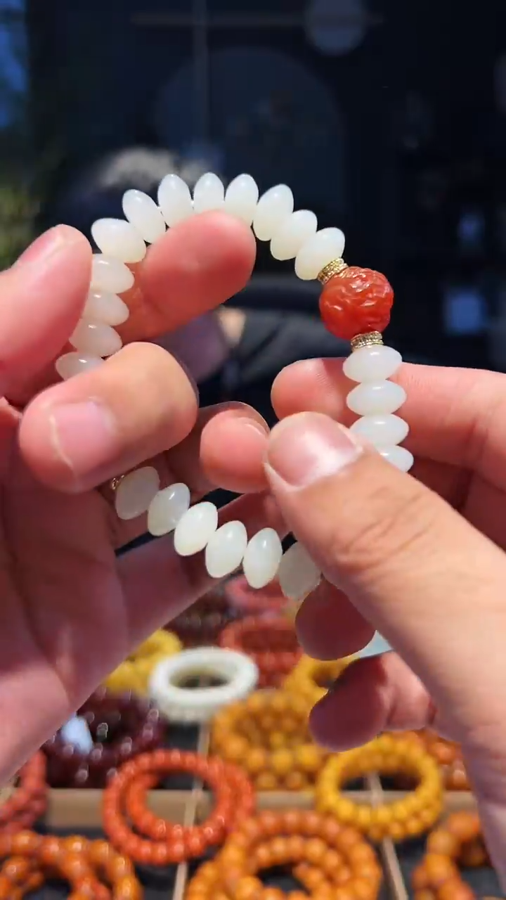 【闪购商品】和田玉手串未镶嵌单圈