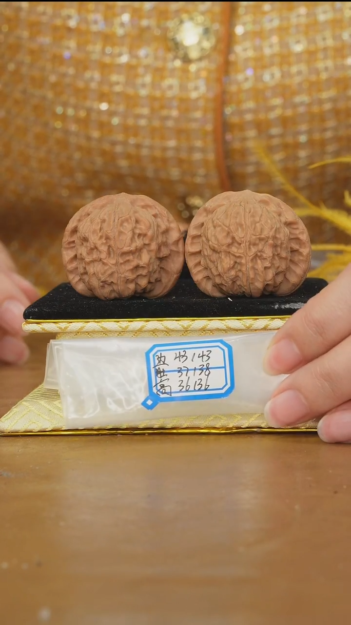 把件文玩核桃非嫁接将军帽