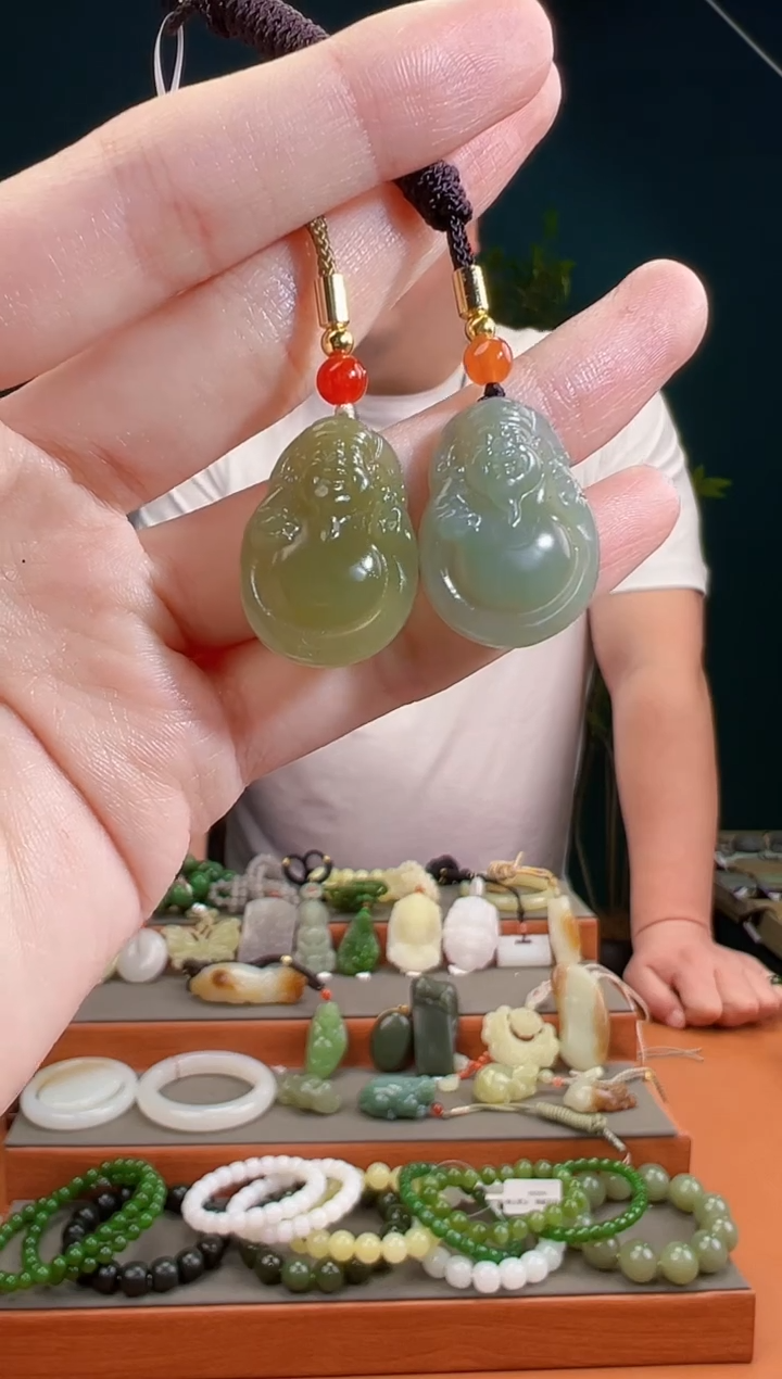 颈饰未镶嵌和田玉多样性发货 拍一单发一个