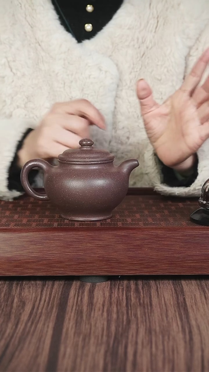 【闪购商品】紫砂茶壶csl  粗砂天青  掇只