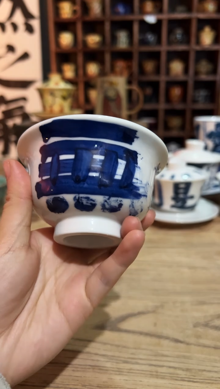 【闪购商品】观云听雨原创手绘茶具