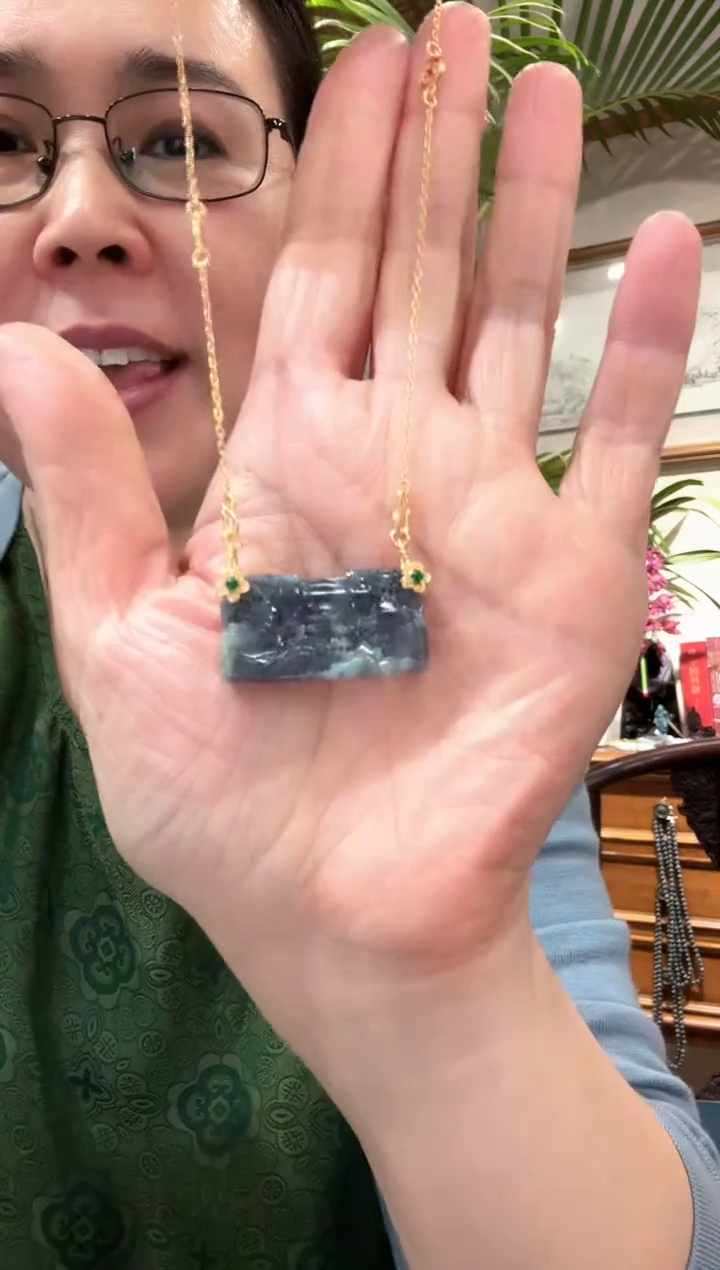 【闪购商品】翡翠颈饰未镶嵌国风