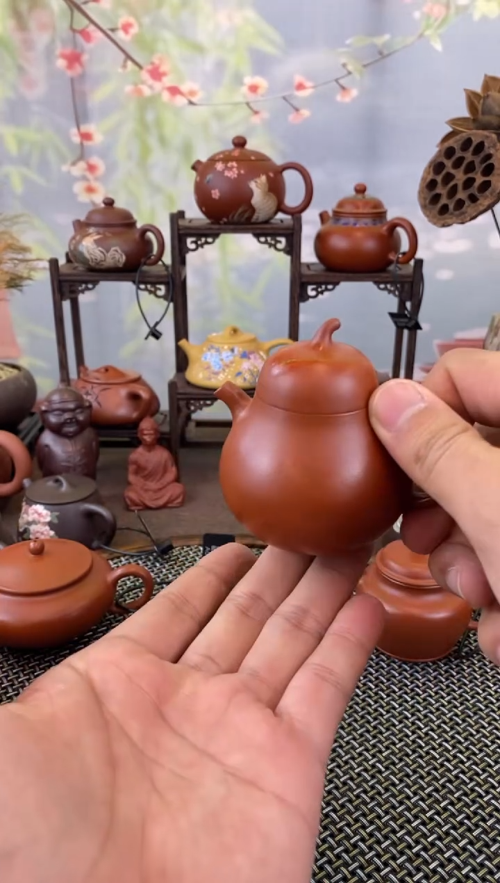 茶壶紫砂全手茄瓜