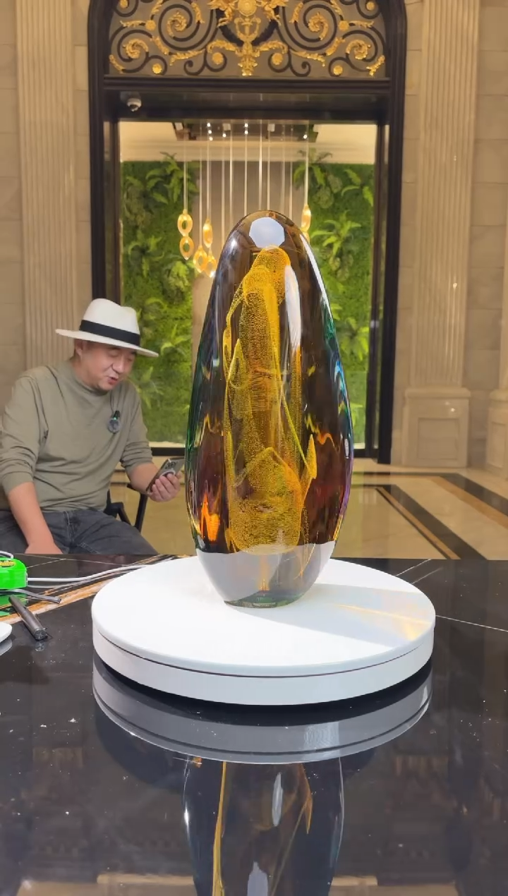 【闪购商品】摆件月虹艺术琉璃摆件R20