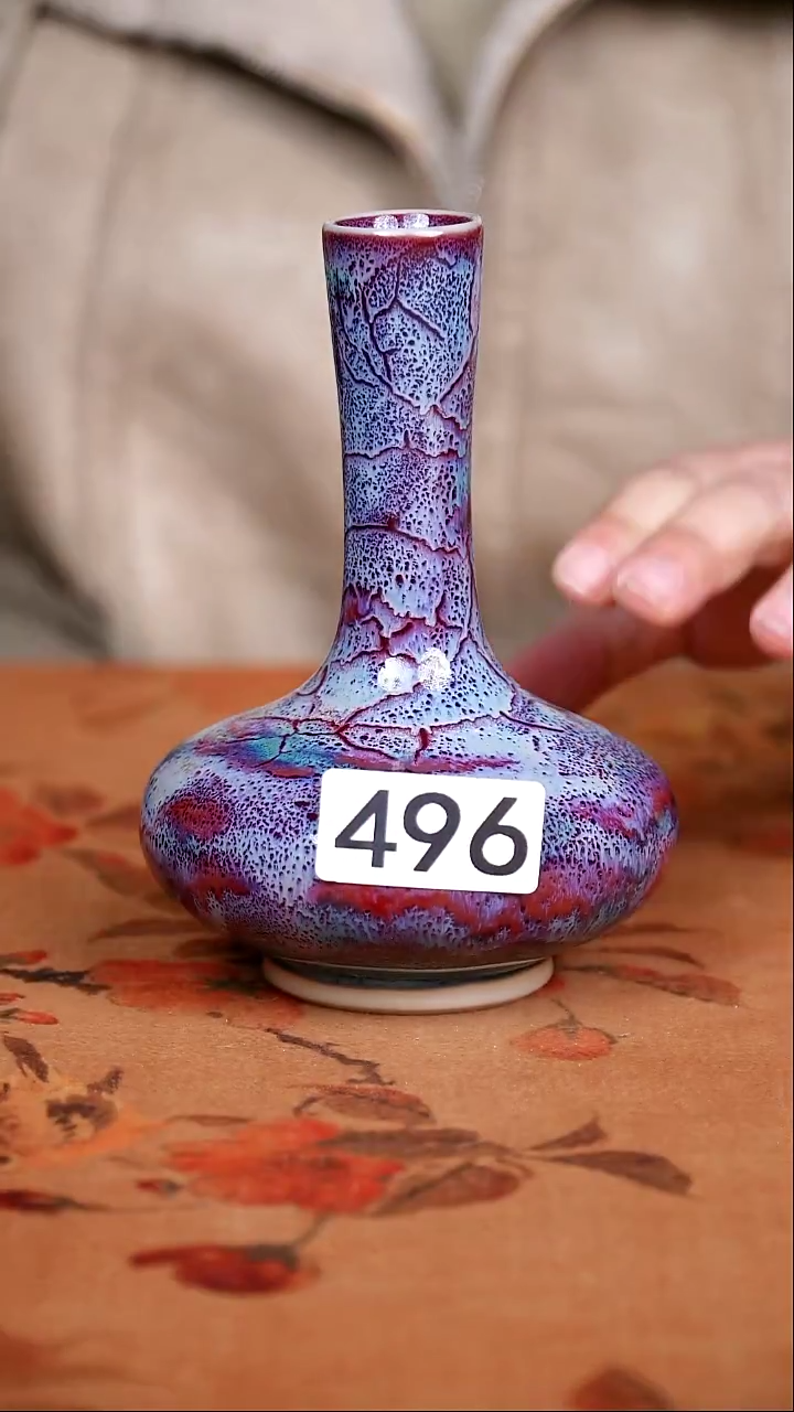 全品钧瓷茶器摆件