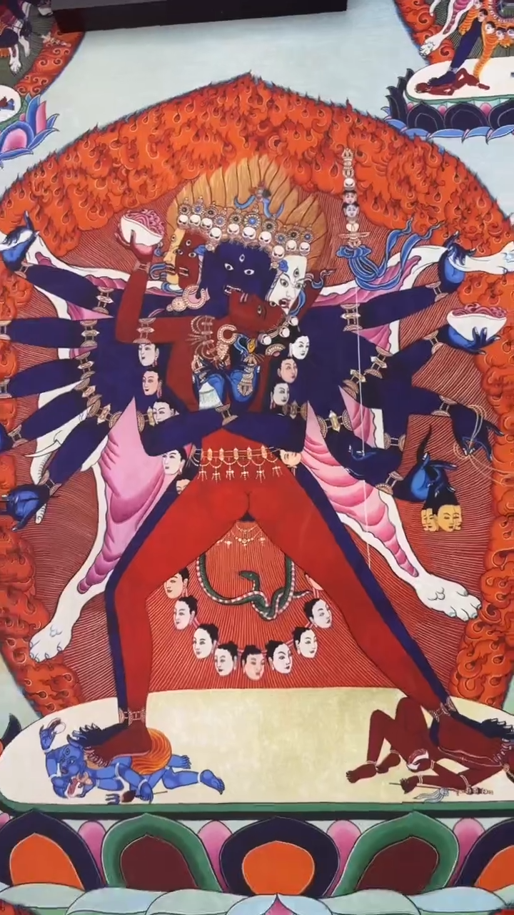 装裱画唐卡藏艺阁高端绘画作品TK16035