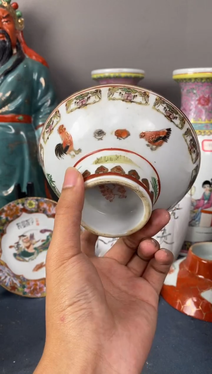 摆件陶567精品老厂瓷器（煤窑烧制）