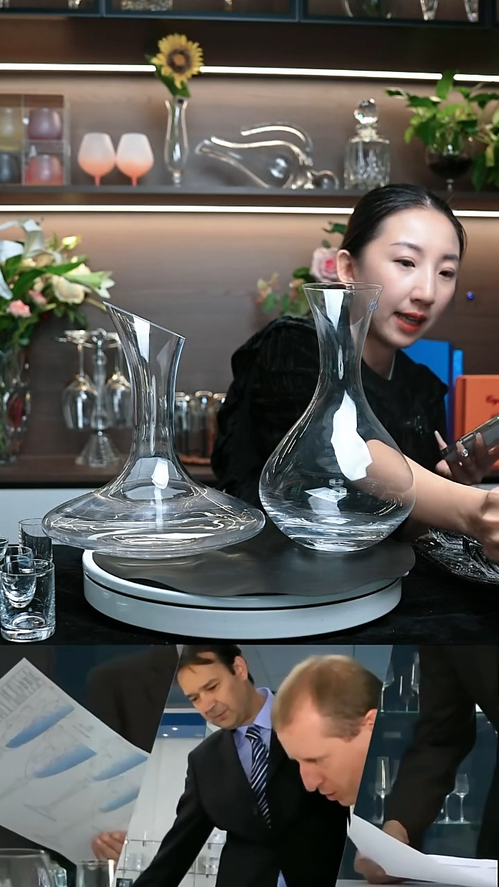 水晶新款醒酒器2个