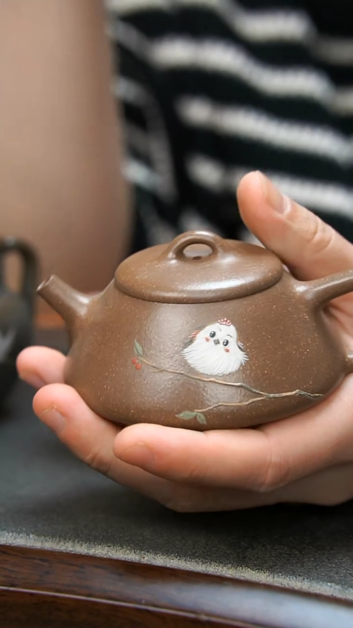 【闪购商品】紫砂茶壶肥啾大石瓢壶120cc