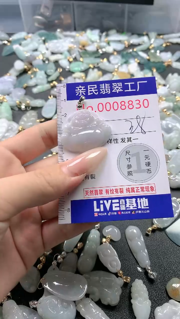 【闪购商品】翡翠吊坠(不含链)未镶嵌8830