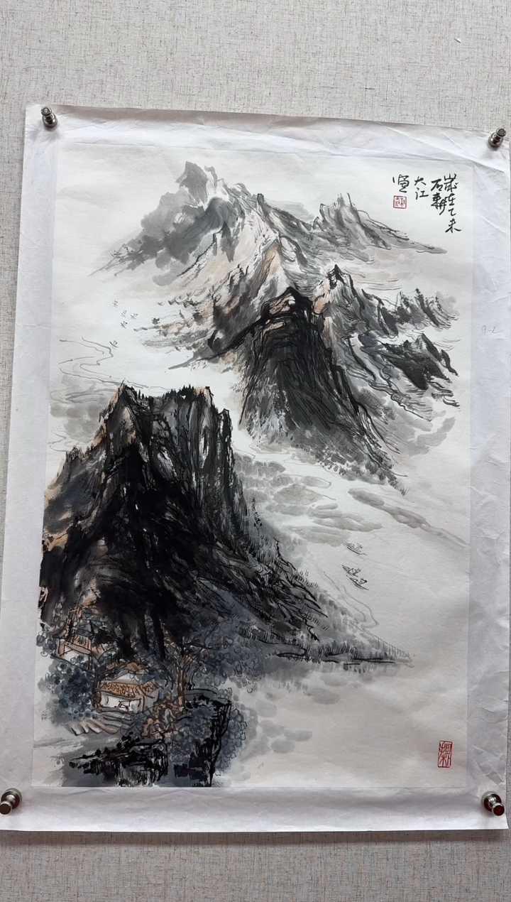 【闪购商品】国画一画庐杜大江作品