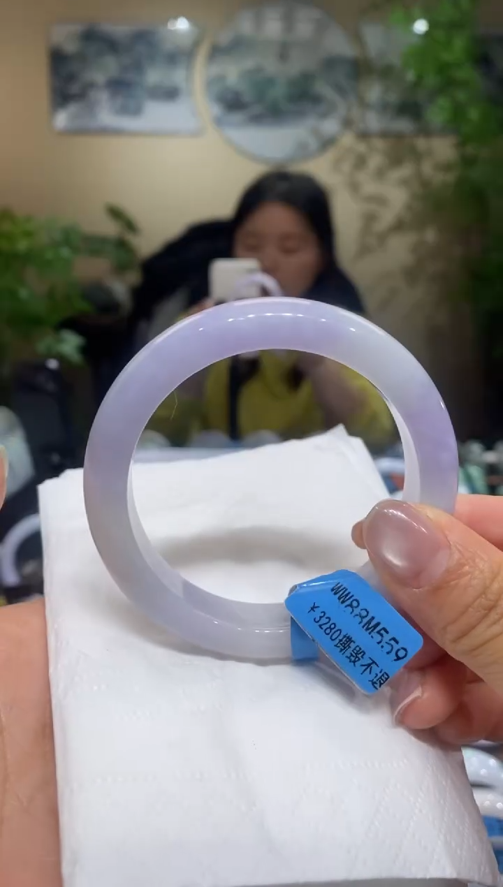 【闪购商品】翡翠手镯未镶嵌翡翠55-56