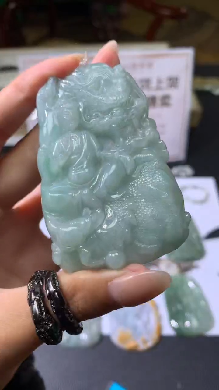 【闪购商品】定制翡翠未镶嵌不退不换CMH1件-A