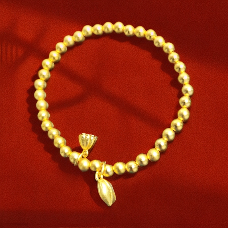 简约两世欢手链复古磨砂百搭传统手链 jqx