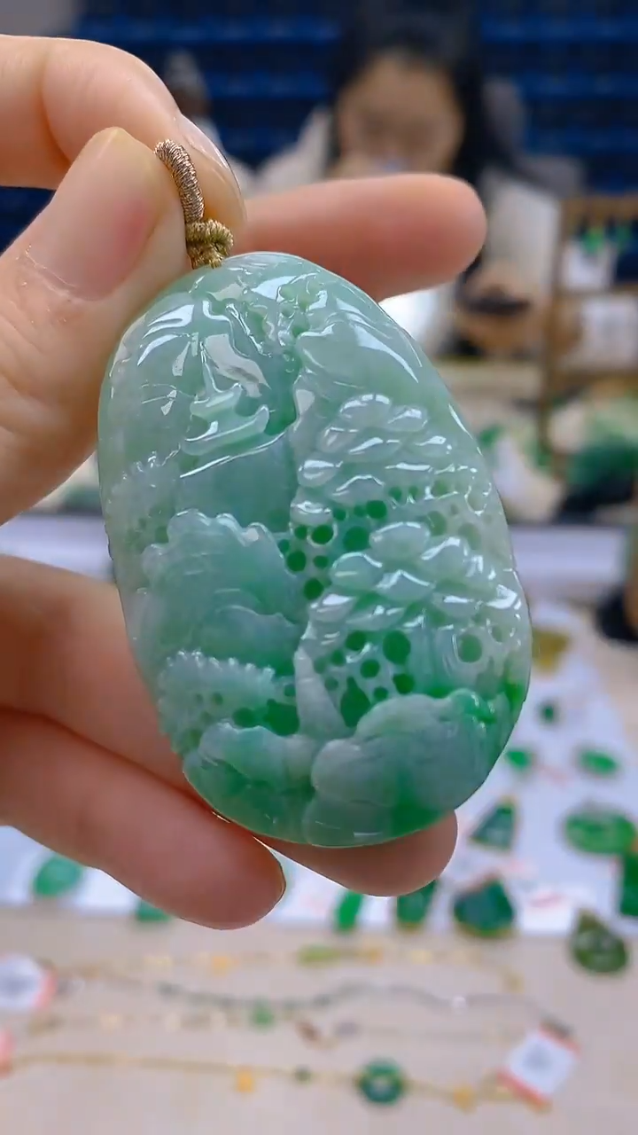 颈饰未镶嵌翡翠新号开播 全场乱卖