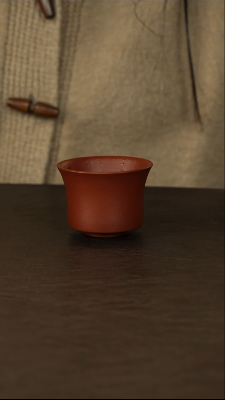 【闪购商品】紫砂茶杯直播福利朱泥马蹄杯 小号