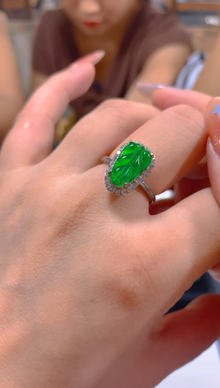 翡翠戒指未镶嵌0583001517多样性发一