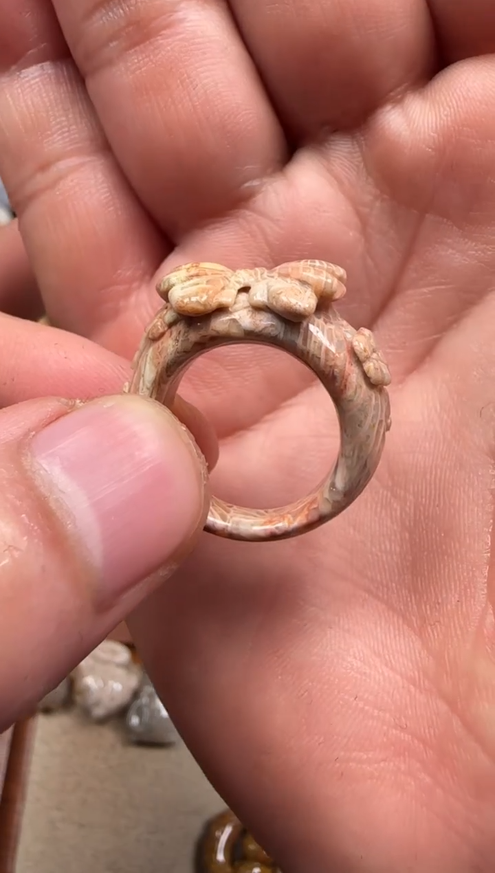 【闪购商品】硅化珊瑚（珊瑚玉）颈饰未镶嵌608