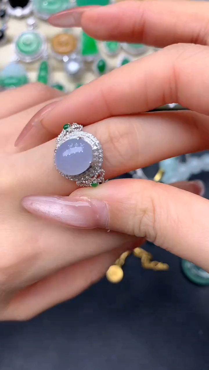 【闪购商品】翡翠戒指18K金镶嵌336-中国好珍宝