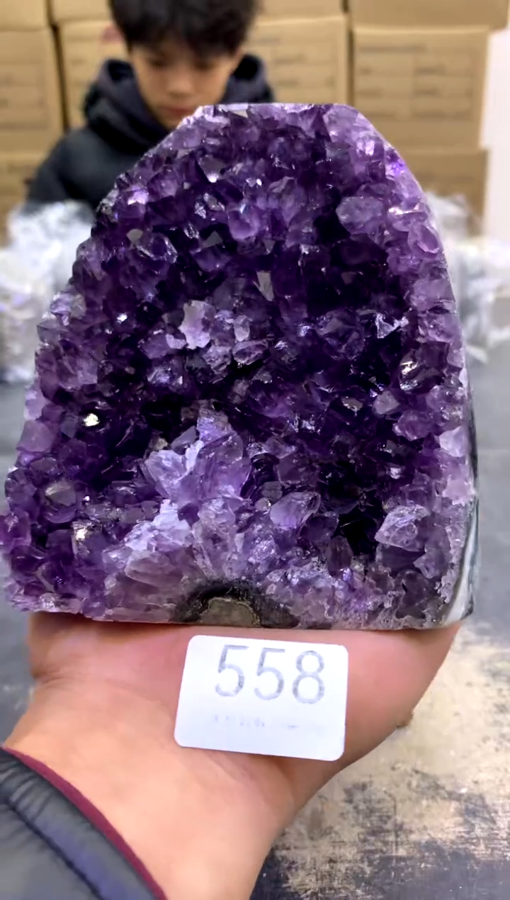 【闪购商品】水晶摆件未镶嵌天然紫水晶摆件558