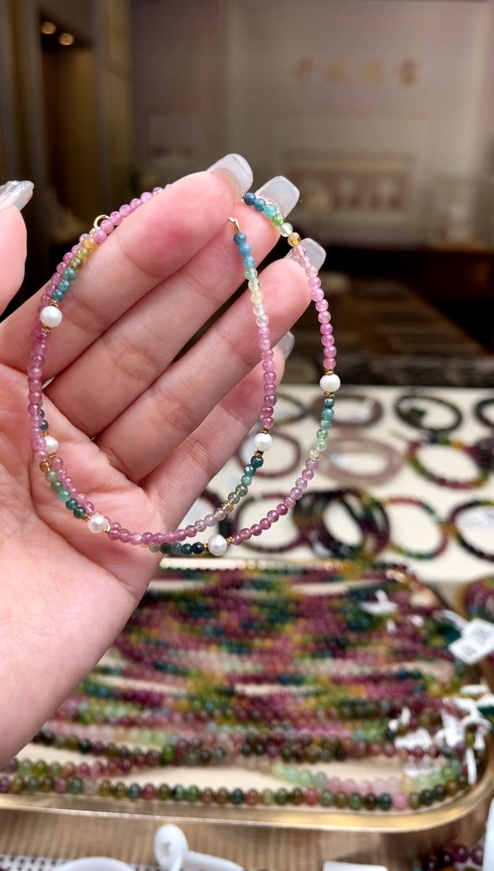 【闪购商品】碧玺/未镶嵌碧玺项链多样性发货